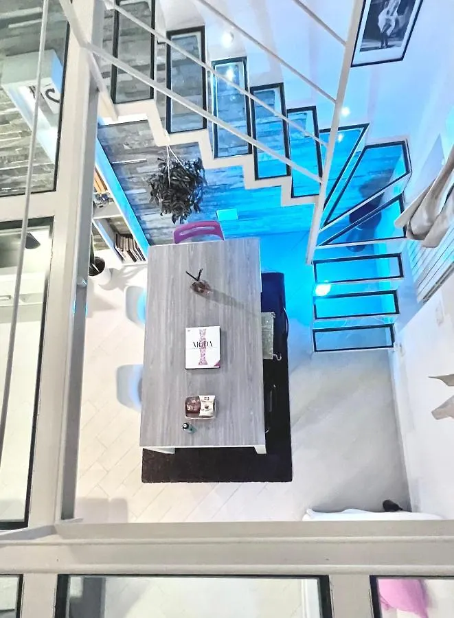 Glass Floor Loft Apartment Milan