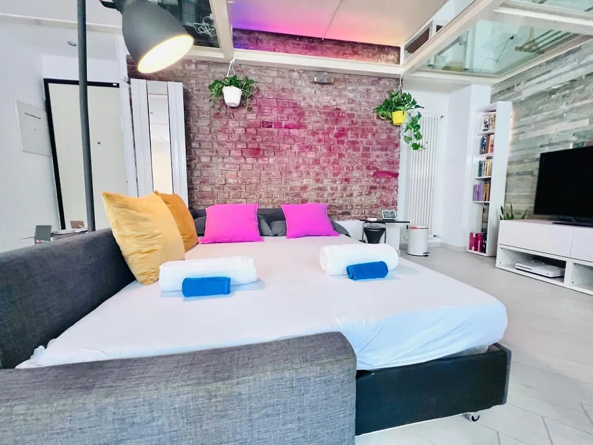 Glass Floor Loft Apartment Milan